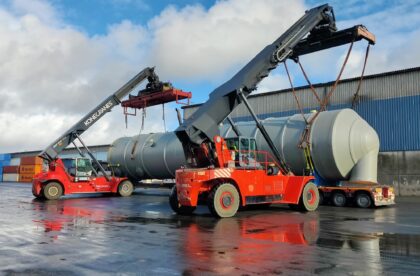 handling and lift of project cargo delivery from finland to usa hacklin logistics