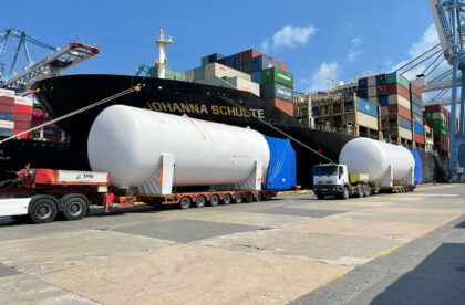 shipment of lng tank from china to turkey project cargo shipment