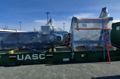 Project cargo shipment from Finland to North America, Saint-Hilarion, QC Canada, sawmill equipment