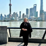 Hacklin China - Hacklin team's business trip visit to Shanghai - Marianne Blechingberg Hacklin Logistics pictured