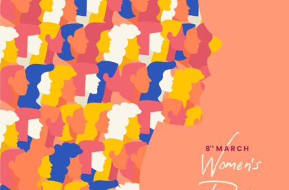 International women's day card Hacklin - logistics industry