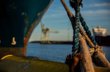 Vessel berth at the port of HaminaKotka