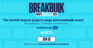 Hacklin Logistics breakbulk europe rotterdam - project cargo logistics exhibition