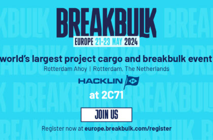 Hacklin Logistics breakbulk europe rotterdam - project cargo logistics exhibition