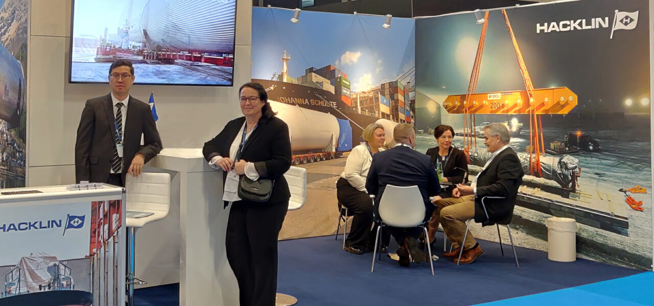 Hacklin Logistics breakbulk europe rotterdam - project cargo logistics exhibition