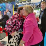 2024 - Hacklin Logistics Marimekko Backpack lottery winner 1 BreakBulk Europe - Elena Mantsinen and Marianne Blechingberg