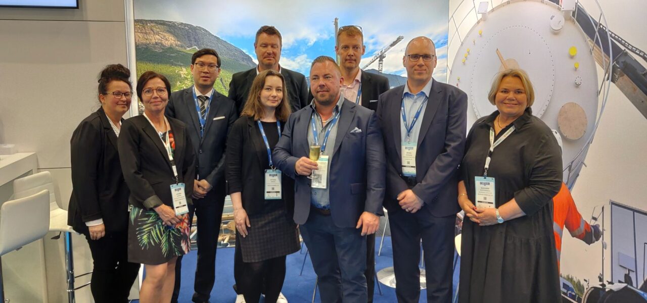 2024 - Hacklin group photo at BreakBulk Europe 2024 exhibition in Rotterdam