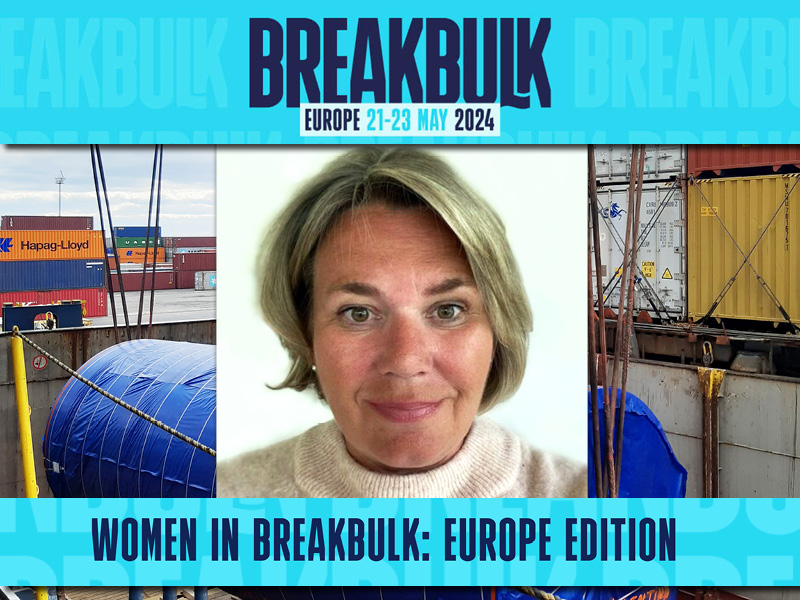 Marianne Blechingberg Managing Director of Hacklin Logistics participating to Women in Break Bulk event to be held in the Break Bulk Europe project forwarding exhibition and conference in Rotterdam, Netherlands