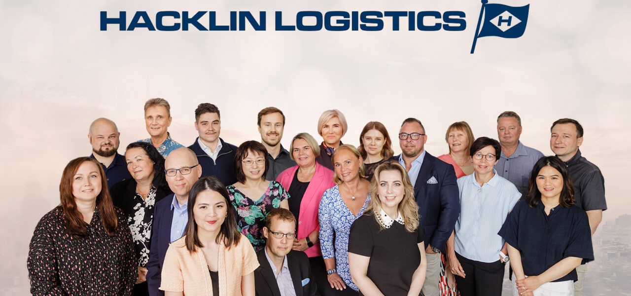 Hacklin Logistics personnel photo - yhteiskuva logistiikka ammattilaiset huolintapalvelut logistiikkapalvelut