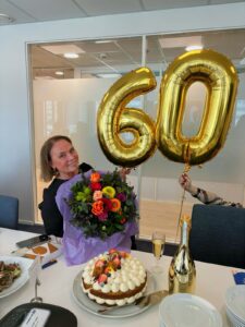 Hacklin Logistics Carina Saxberg 60th birthday celebration logistics service Finland