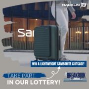 Hacklin Break Bulk Europe 2025 Rotterdam exhibition lottery Samsonite project forwarding Finland