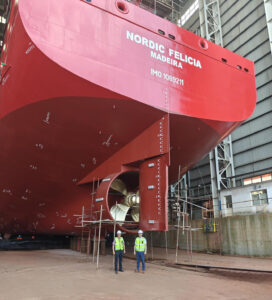 new chartering vessel for nordic chartering built in Shanghai