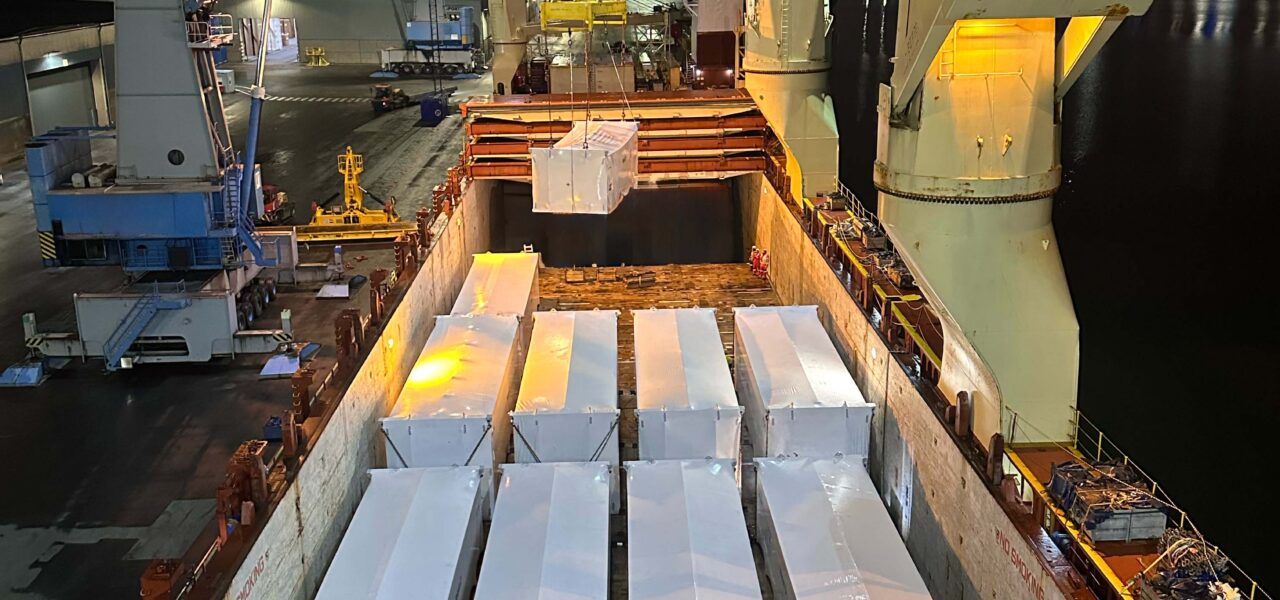 Project cargo breakbulk loading from Finland, port of Rauma, Finland to Brazil - Hacklin Logistics