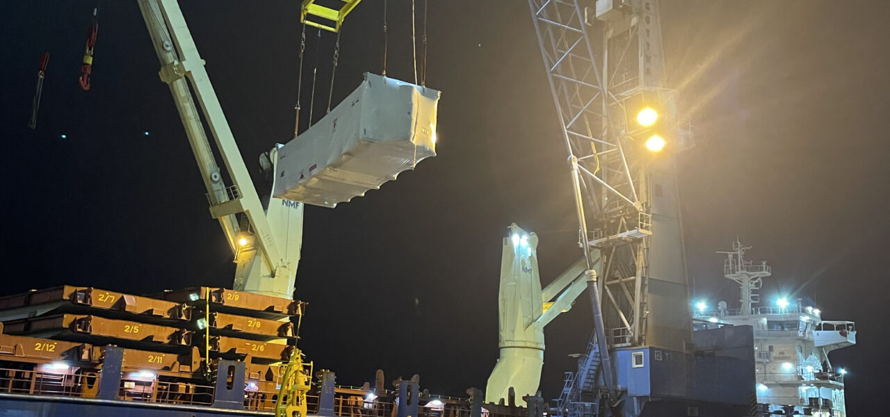 Project cargo loading from Finland, port of Rauma, Finland to Brazil - Hacklin Logistics