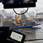 project cargo loading at the port terminal