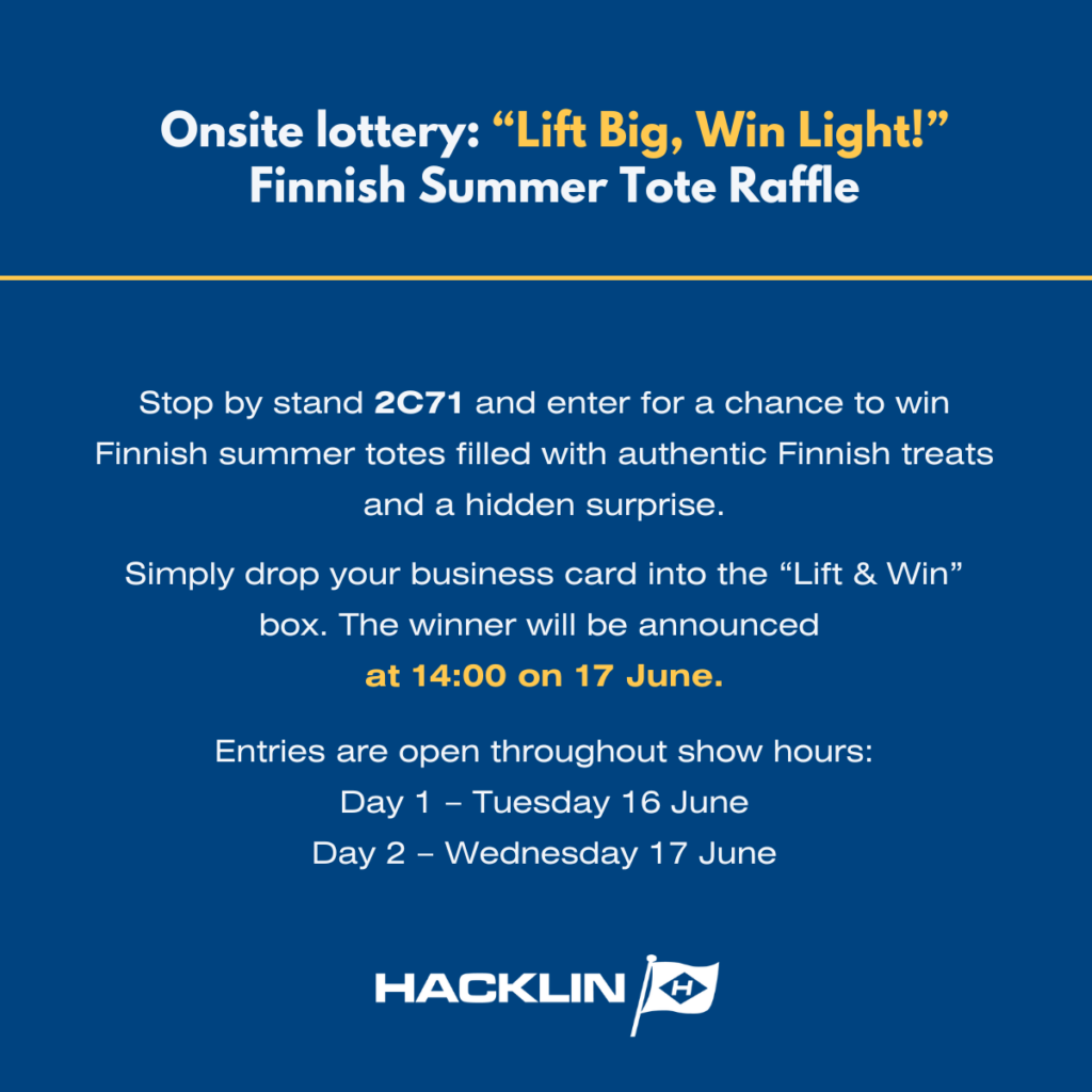 BBEU2026 - Lift big. Win light. Onsite lottery Hacklin-2C71