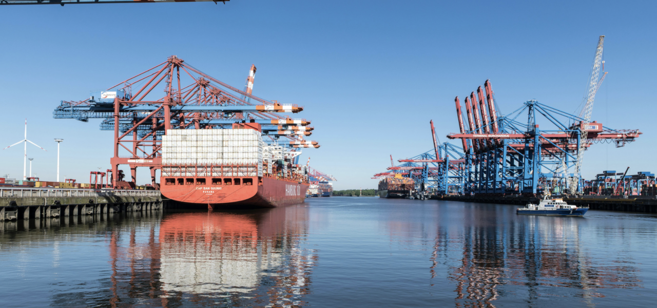 strike at german ports Hamburg