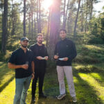 Employees of Hacklin Logistics connecting outside the workplace during a wellbeing day designed to strengthen teamwork and communication.